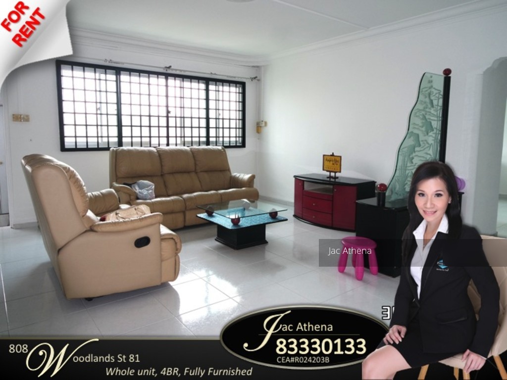 Blk 808 Woodlands Street 81 (Woodlands), HDB Executive #116709582